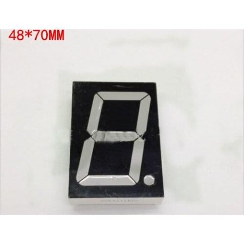 Free Ship 30pc Common cathode 2.3inch digital tube 1 bit digital tube display Red digital led tube 7.2V 4Core Factory direct