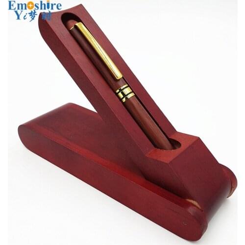 Wooden Craft Ballpoint Pen Classic Wooden Hand-carved Fountain Pens Creative Stationery Wood Ballpoint Pen for Writing P178