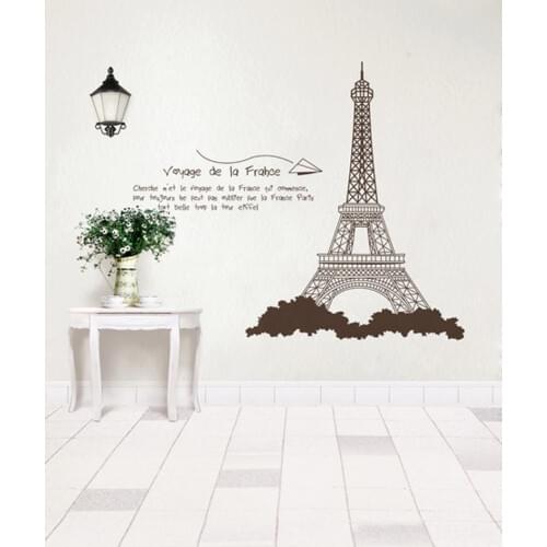 5x7ft Wooden Floor Eiffel Tower Photography Backdrops Photo Props Studio Background