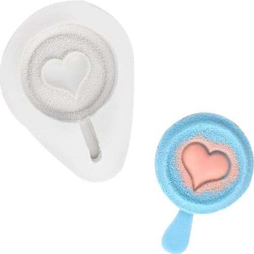 Ice cream lolly Silicone Fondant Soap 3D Cake Mold Cupcake Jelly Candy Chocolate Decoration Baking Tool Moulds