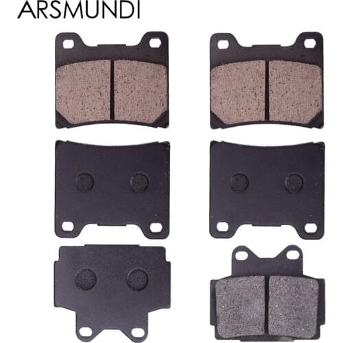 1 Set Motorcycle High Quality Brake Pads Disks Shoes Front And Rear For YAMAHA (4HM3/ 4HMA / 4HMB) XJR400 1993 1994 1995 1996