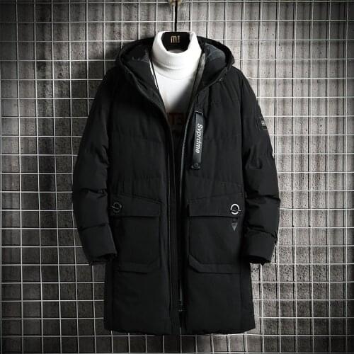 KKSKY Mens Jacket Parkas Hooded Casual Warm Long Cotton Thcik Man Zipper Coat Winter 2020 Men Clothing Chaqueta De Los Hombres