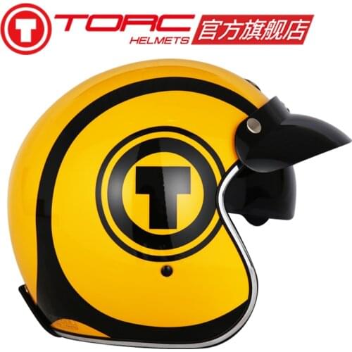 New arrival Torc 3/4 open face vintage scotter jet motorcycle helmet retro vespa helmets casque moto bikes helmet