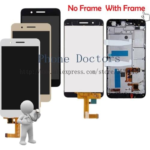 5.0'' New Full LCD DIsplay + Touch Screen Digitizer Assembly + Frame Cover For Huawei P8 Lite Smart ( Not For Huawei P8 Lite )