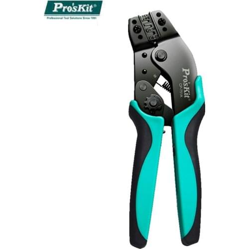 ProsKit Crimping Pliers CP-751A/B/C/E/H/N/PA 7.5 Inch Morse Terminals Electrician Ratchet Clamp Open Barrel Crimper Tool