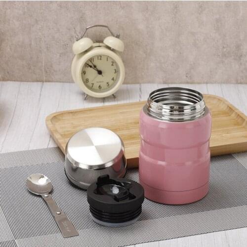 Student Practical Portable Braising Beaker Office Work Thermal Insulation Lunch Box Braising Pot Stainless Steel Large Capacity