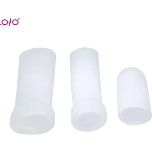 OLO Sleeve for Penis Extender Pump Enlargement Silicone Glans Protector Cap Replacement for Penile Stretcher Clamping Kit