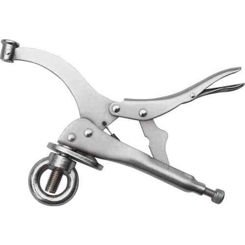 12 Inch Drill Press Vice Clamp Holding With Lock and Release Lever Locking Pliers Woodworking Tools