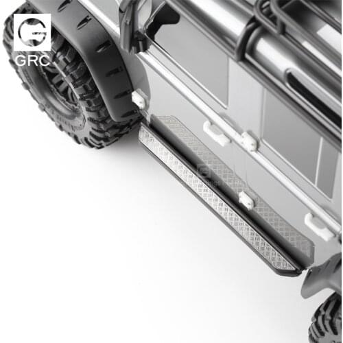 Trx4 side stepping metal anti slide pedal is used for 1 / 10 RC crawler trx-4 defender tactical unit bronco car accessories