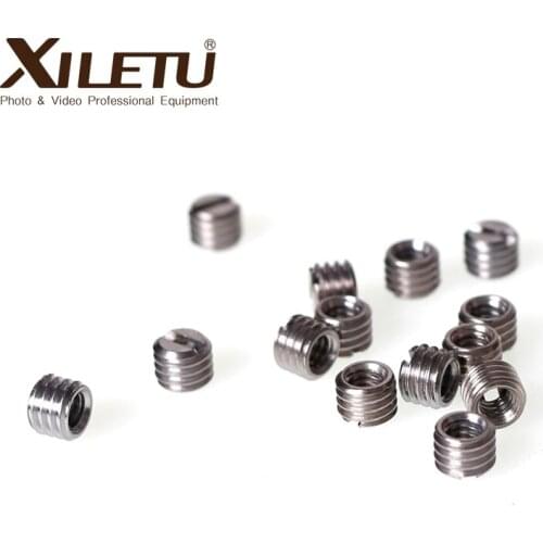 XILETU XDS-06 1/4 to 3/8 adapter Screws can be used on Tripod,Tripod Head,QR plate or other places that require 1/4 to 3/8