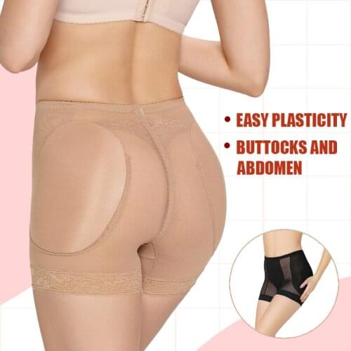 Woman Fake Ass Underwear Hip Up Pad Shorts Buttocks Enhancer Shapewear Seamless Boyshorts Breathable Mesh Butt Lifter Panties