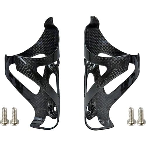 2020 2PCS Bicycle Cycling full Carbon Fibre Color Mountain Road Bike Water Bottle Holder Cages 3k carbon matte