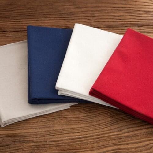 4 Colors! Cross-stich Clothing Bag Pillowcase Decor Crafts Sewing Fabric 50*70cm Embroidery Fabric DIY Handmade Embroidered Gift