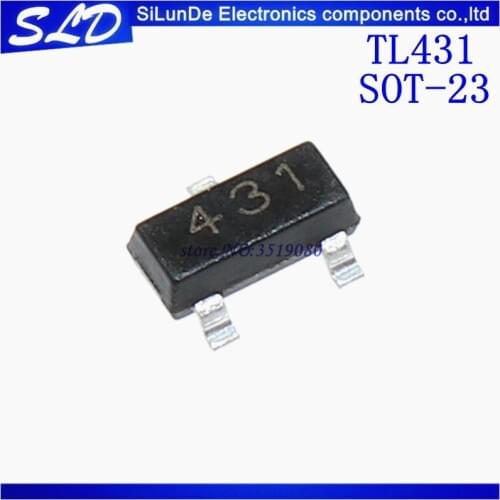 Free Shipping 100pcs/lot TL431 SOT TL431A SOT-23 431 SOT SMD new and Original in stock