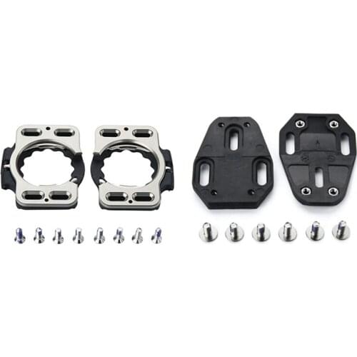 1 Pair Quick Release Parts Aluminum Alloy Cleat Cover for Speedplay Zero & 1Pair of Self-Locking Bicycle Pedal