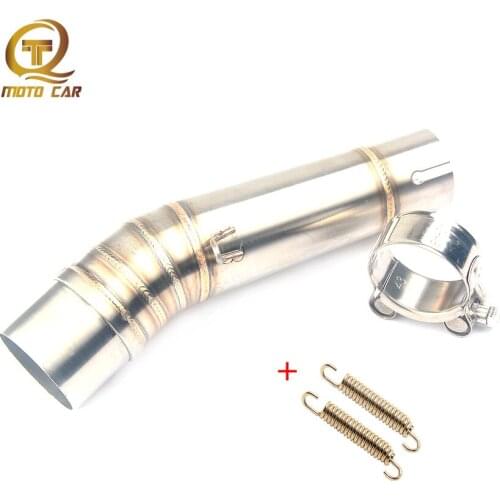 For NC700 NC750 NC 700 NC 750 Motorcycle Exhaust Middle Link Pipe Slip-on Linking Pipe Moto Accessories 2012-2017