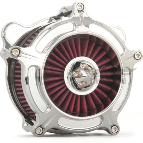 Chromed Turbine Spike for harley sportster Spike Air Cleaner Intake Filter for Sportster XL 883 1200 48 72 2004-2019 2018 2017