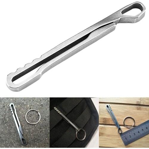 Alloy Titanium Carabiner Keychain Hook Clip Outdoor Camping Hiking Tool Stainless Steel Outdoor Carabiner Dropshipping