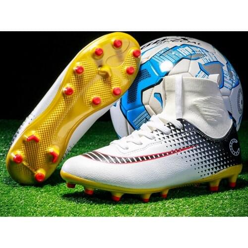 Indoor Soccer Shoes for Men Football Shoes Kids Training Sneakers Original FG Spikes Soccer Cleats High Quality Futsal