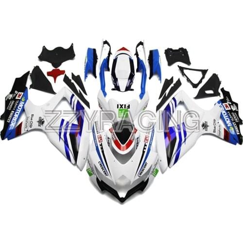 Motorcycle Fairings Kit for Suzuki GSXR600 K8 2008 2009 2010 GSXR750 K8 2008 2009 2010 ABS Plastic Body Work White Blue Red Hull