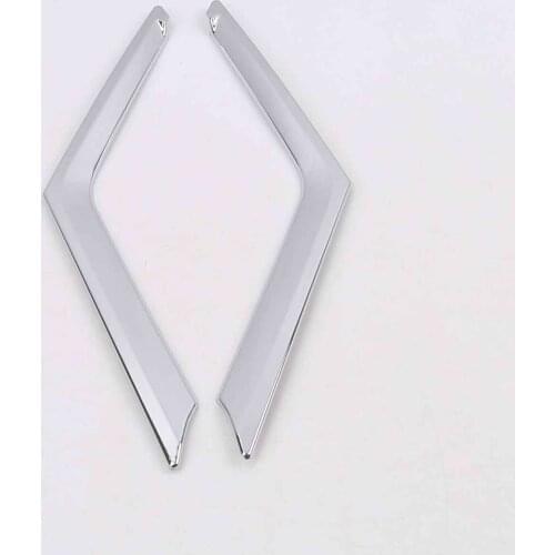 For Nissan X-Trail Rogue 2014-2016 2017 Chrome Front Grid Grill Grille Air Cover Trims Sticker Chromium Styling Car Accessories