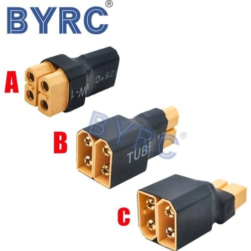 New XT60 Parallel Plug Adapter Converter Connector Cable Lipo Battery Harness Plug Wiring