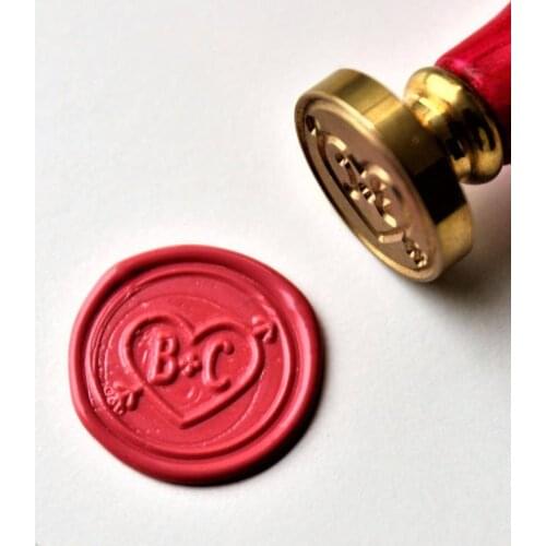 Personalized monogram wax seal stamp/initials Custom wedding seals/wedding invitation seal/custom wedding stamp