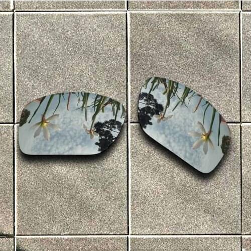 Sliver Titanium Polarized Sunglasses Replacement Lens for-Oakley Big Taco Frame 100% UV Protection Good Fitness