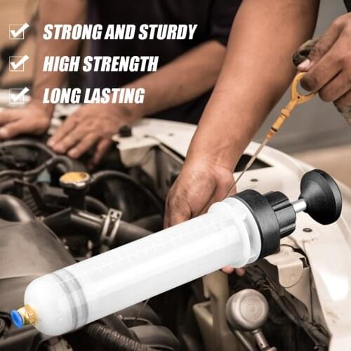 200cc Filling Syringe Bottle Manual Pump Manual Pumping Car Oil Fluid Extractor Bottle Transfer Hand Pump Tools