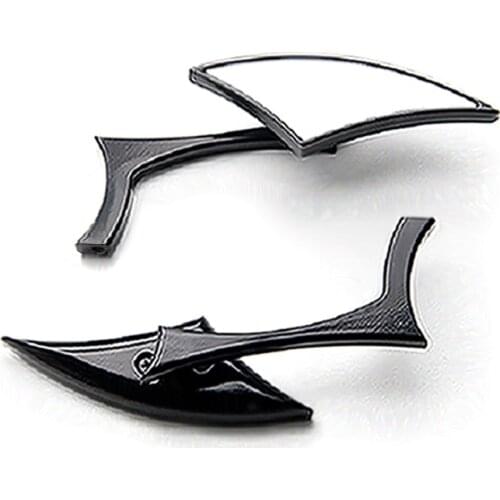 Brand new Custom Rear View Mirrors Black Pair For Victory Kingpin Deluxe 8-Ball Tour Ness