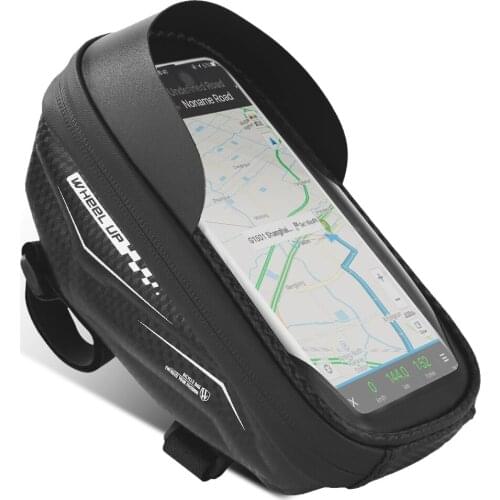 Bicycle Bike Frame Bag Front Tube Bag Handlebar Bag Bicycle Bag with Touchscreen Phone Case Bike Bags