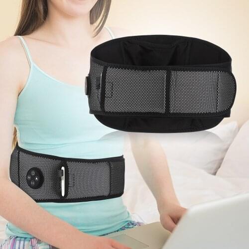 Smart Waist Brace Relaxation Air Press Pain Relief Massage Belt Heating Vibration Electric Waist Body Muscle Relax Back Massager