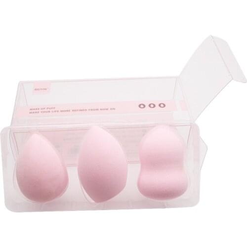 Currently Available Wholesale Gourd Cosmetic Egg Wet And Dry Dual Purpose Cotton Puff Small Mushroom Puff Multi-Mixed Packaged C