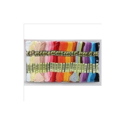 Choose Any Colors And Quantity Total 50 Pieces Cross Stitch Floss Thread Yarn Similar DMC 8 Meter Length