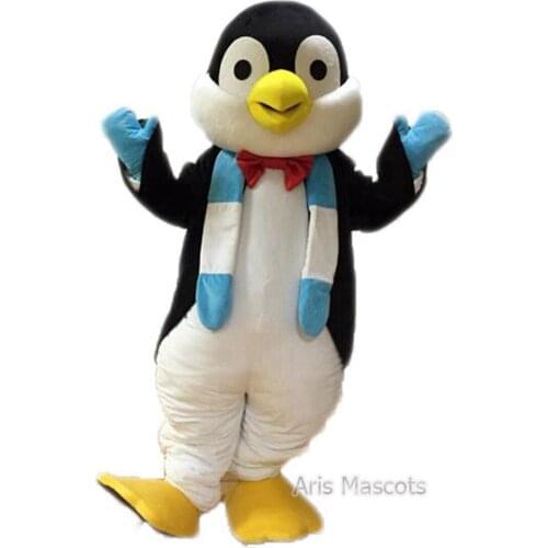 Adult Full Mascot Penguin Costume Fancy Dress Character Mascots Animal Stuffed Plush Suit Custom Made Stage Dress Up