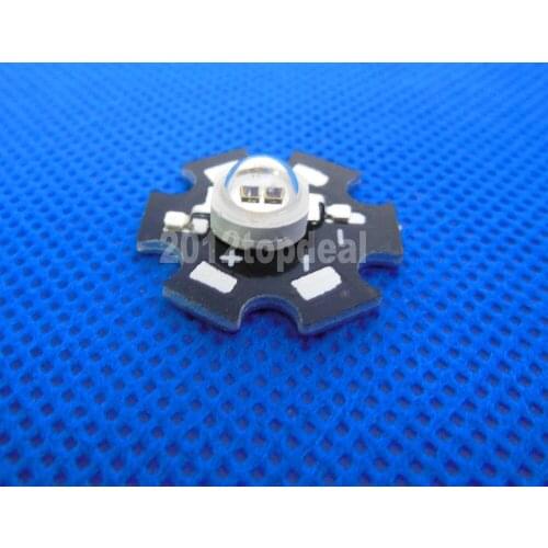 100pcs 3w 850nm infrared IR LED for night vision camera with 20mm Star PCB