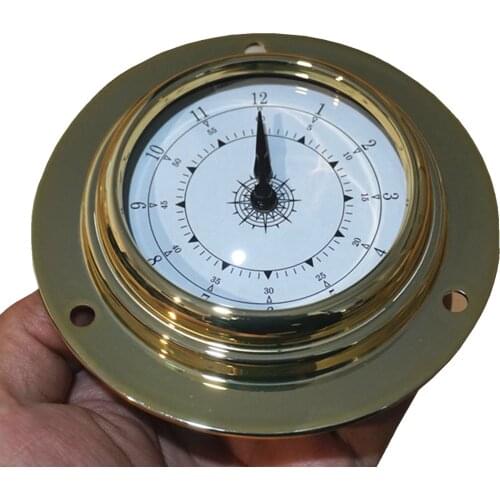 12V high end Electroplating gold Steamship Automotive Electronic analog clock Movement watch head Stepping mechanical movement