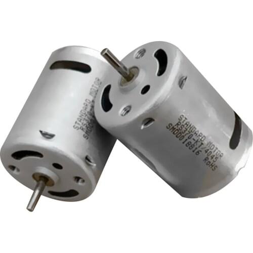2021 Micro RS370 370 Motor DC 6V 7.2V 9V 12V Volt 33600RPM High Speed Strong Magnetic Power High Torque Electric Machinery