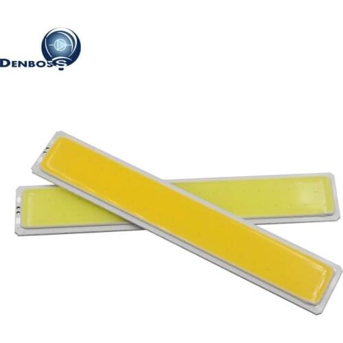 5pcs 10pcs 12v allcob led bar light cob strip dc warm cold white 7w cob led diode bulb tubles light source for diy light