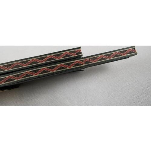 50STRIPS LUTHIER FIGURED BINDING C-82,Measures 5mm x 1.0mm thick and 640mm long