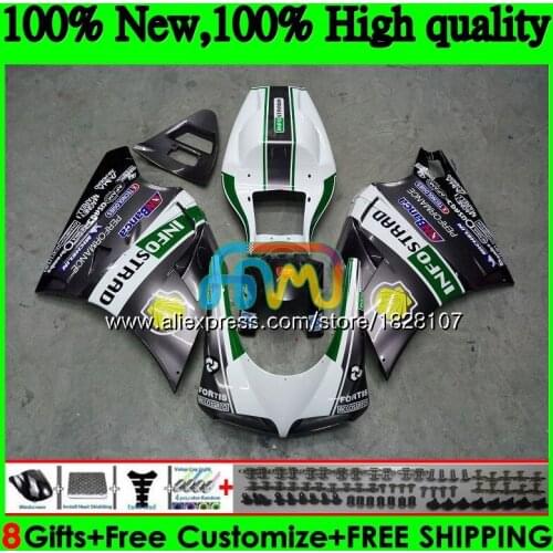 748 853 For DUCATI 916 996 94 95 96 97 98 99 Grey silver 02 71BS.13 998 S R 1994 1995 1996 1997 1998 1999 00 2001 2002 Fairing