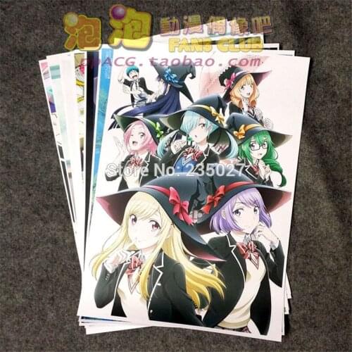 8 pcs/set Anime Yamada-kun to 7-nin no Majo poster shiraishi urara asuka wall pictures for living room A3 Film posters gifts