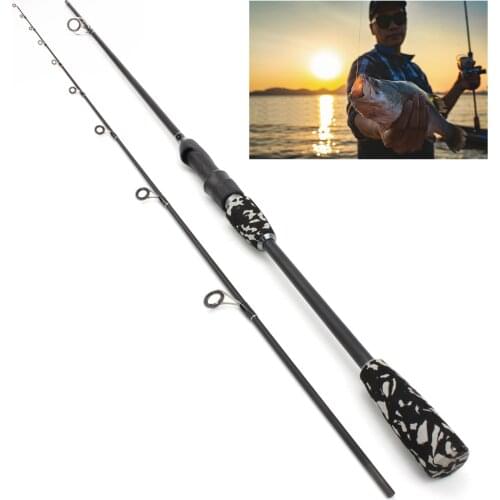 Promotion! 1.8M Lure Rod Carbon Fiber Trout Rod Fast Action M Fishing Rods Lure Weight 10-28g fishing fish Spinning Rod pesca