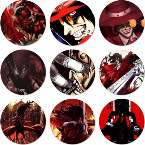 Anime Hellsing Alucard Fan Kitchen Home Decor Refrigerator Magnetic Stickers bottle Beer Opener