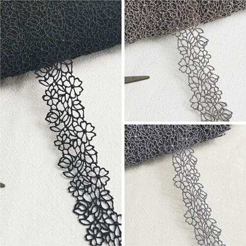 Berserk Water-soluble Embroidery Flowers Lace Barcode DIY Hat Headgear Home Ornaments Bra Bowknot Woven Gift Box Bouquet Ribbon