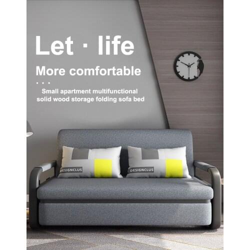 Freeshipping Sofa bed Bit Cube GrayLiving Room Single Double Multifunctional Simple Folding Small Apartment sofa