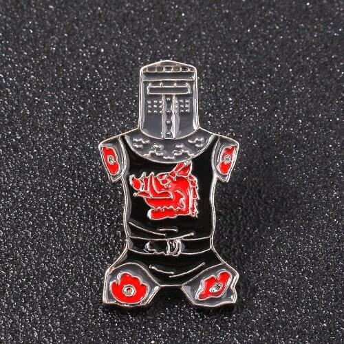 Movie Monty Python and the Holy Grail Pins Brooch Its Just A Flesh Wound Enamel Badge Brooches for Women Men Lapel Pin Jewelry