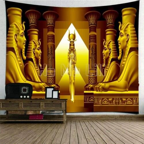 Egyptian Pyramid Sphinx Tapestry Home Interior Decoration