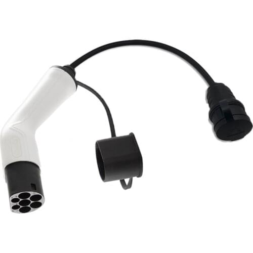 Electrical car 16A Type 2 charging side plug to schuko socket EV charging adapter