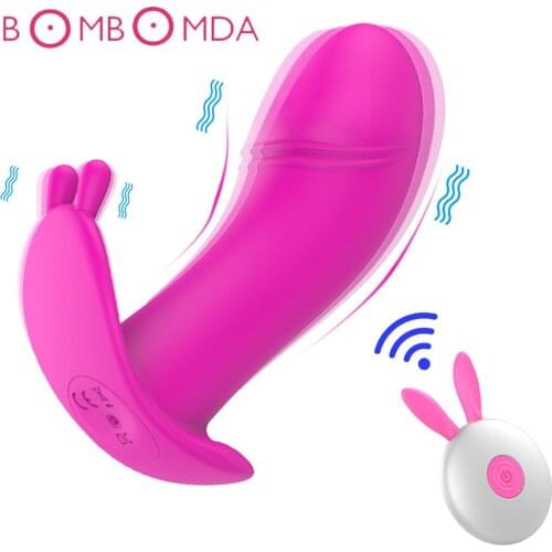 Remote Control Thrusting Dildo Vibrators Panties for Women Clitoris Stimulator Adult Sex Machine Female Masturbator Vagina Toys